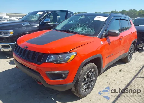 2021 Jeep Compass Trailhawk 4X4 z USA, uszkodzony, nr VIN 3C4NJDDB0MT507687